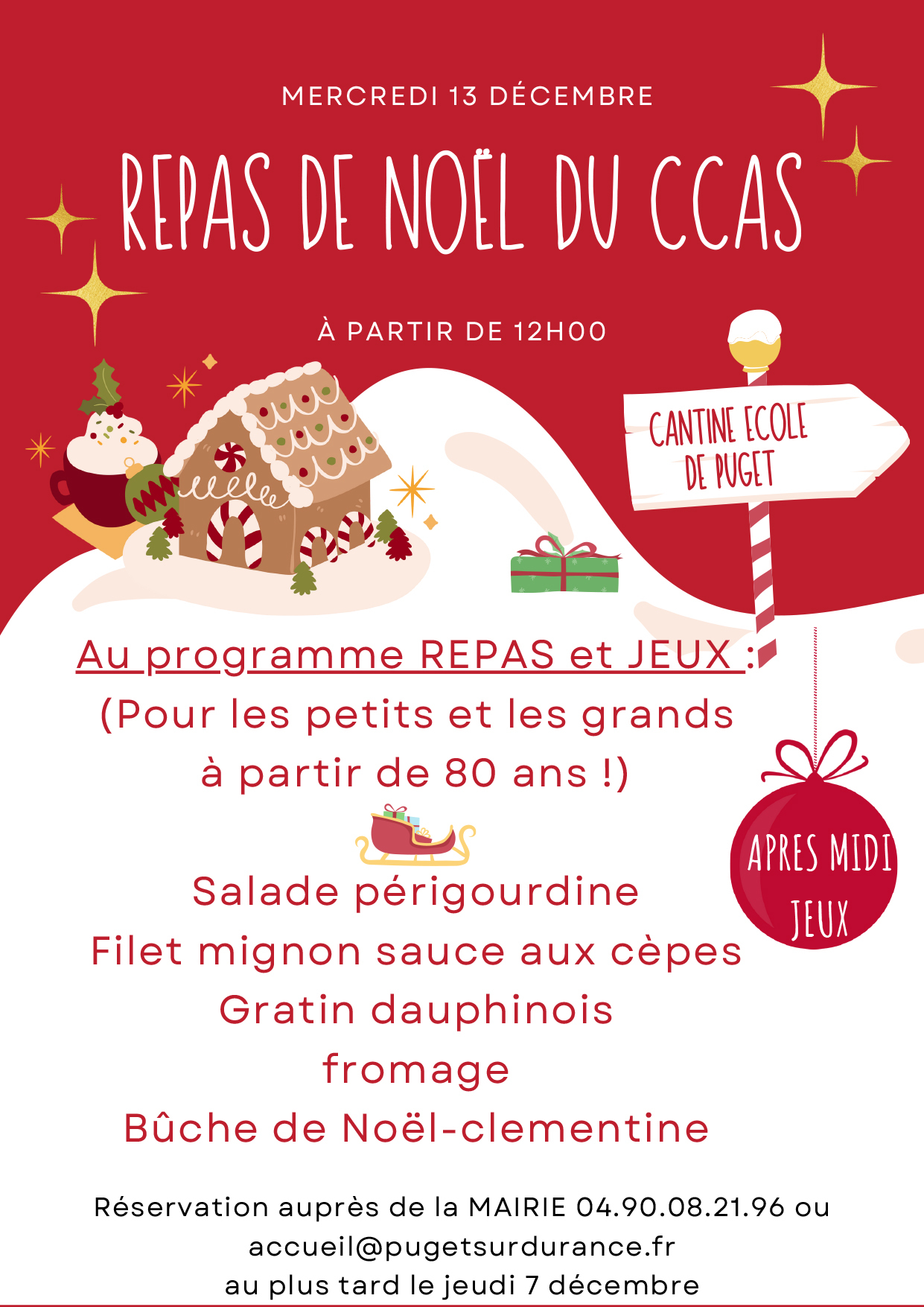 INVITATION REPAS NOEL CCAS